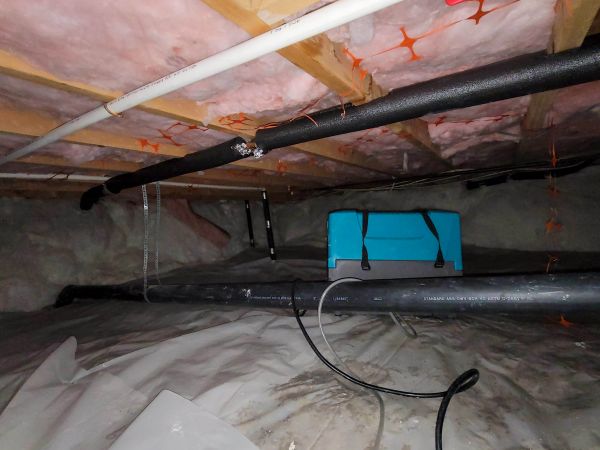 Crawl Space Water Remediation in Yukon