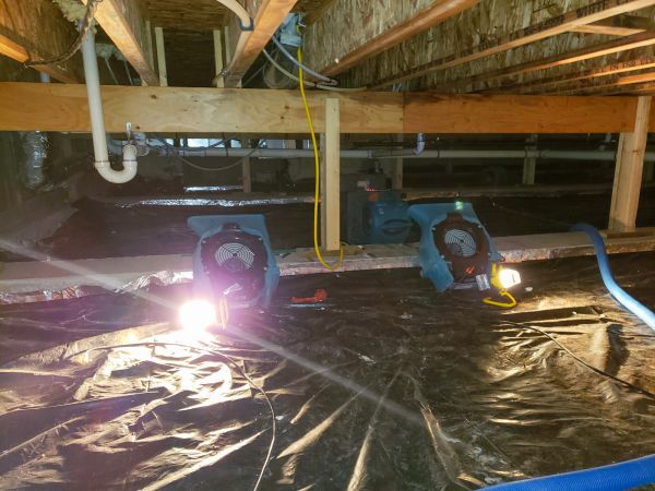 Crawlspace Water Removal in Yukon